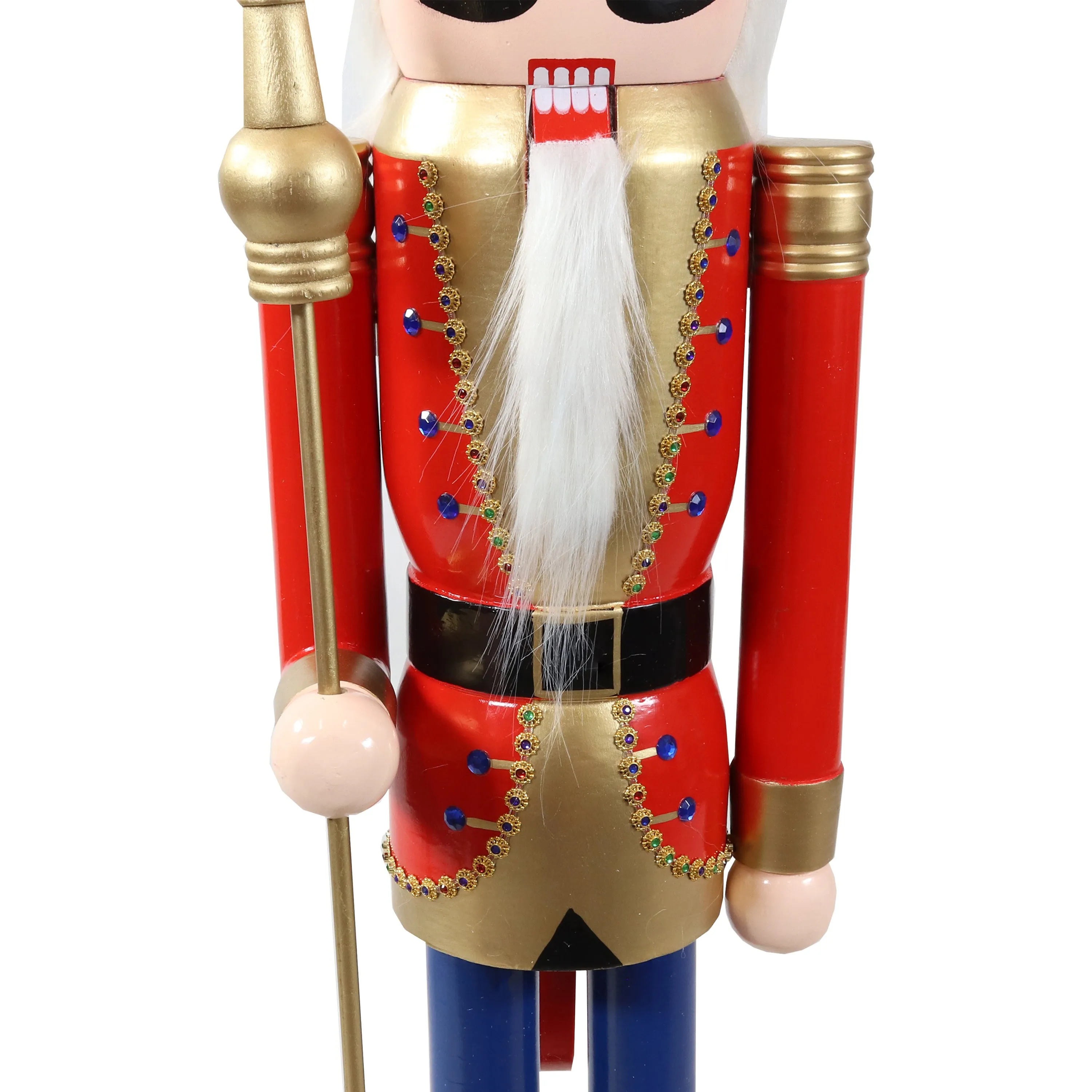 Sunnydaze Arnold the Strong Indoor Nutcracker Statue - 48"