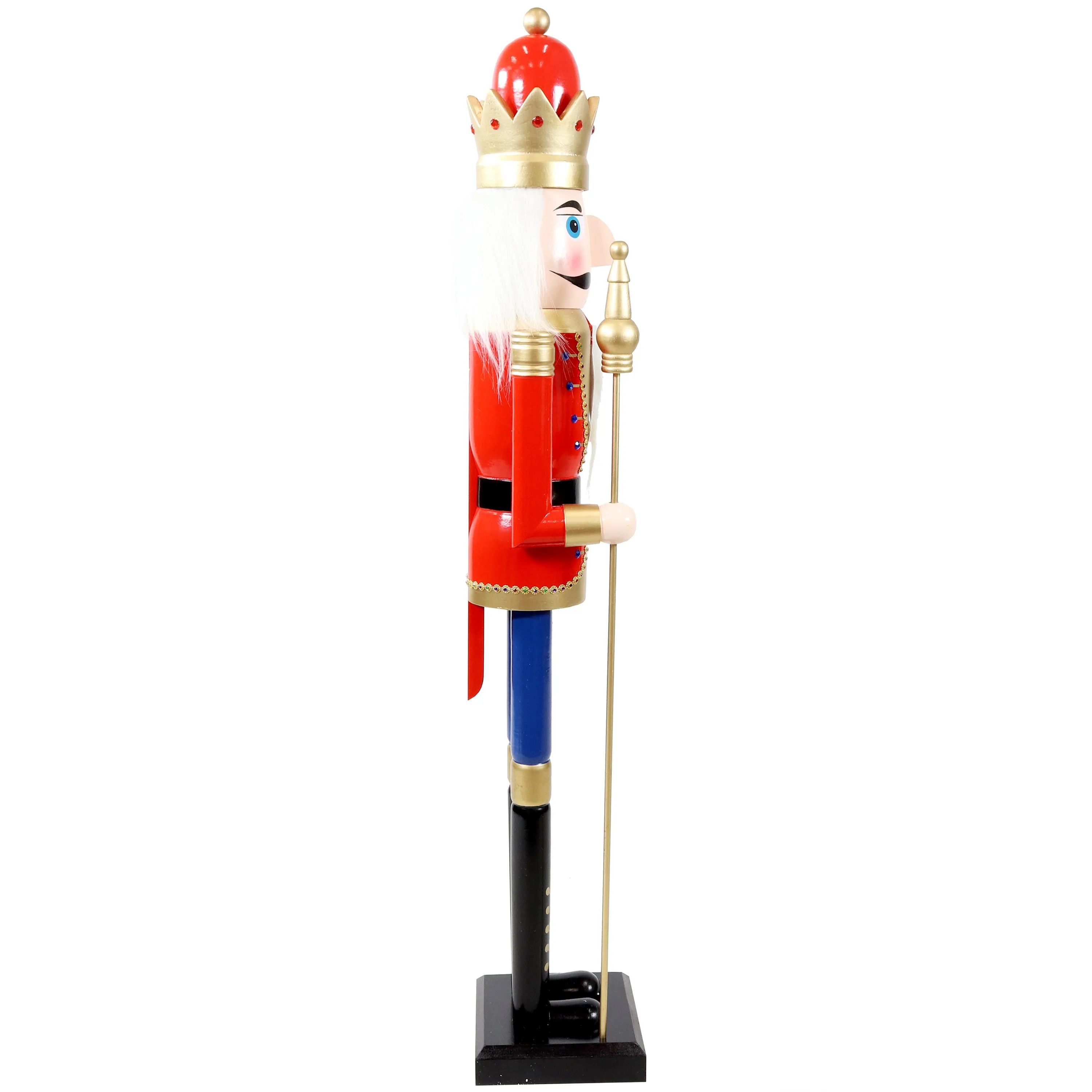 Sunnydaze Arnold the Strong Indoor Nutcracker Statue - 48"