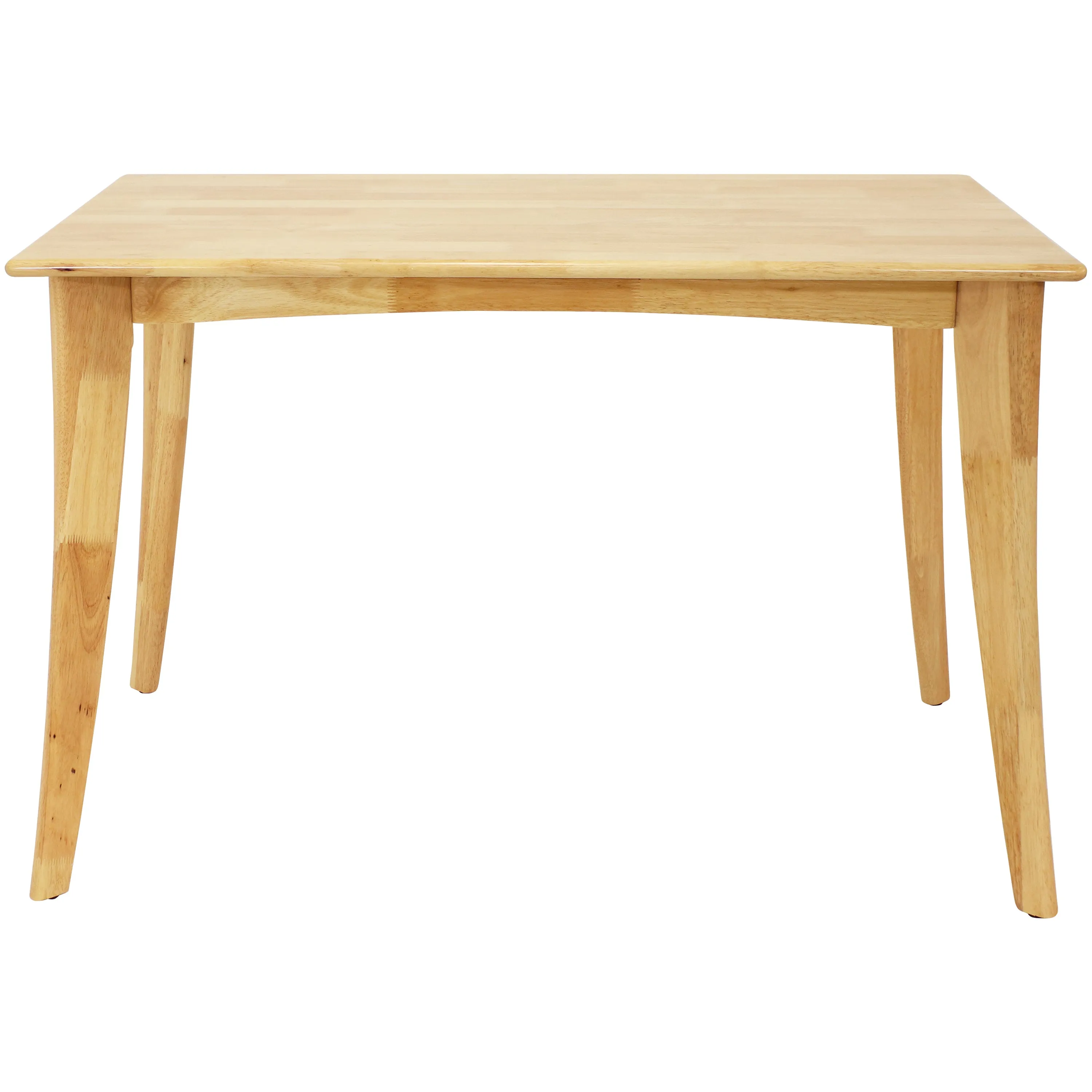 Sunnydaze James 4' Mid-Century Modern Dining Table - Natural