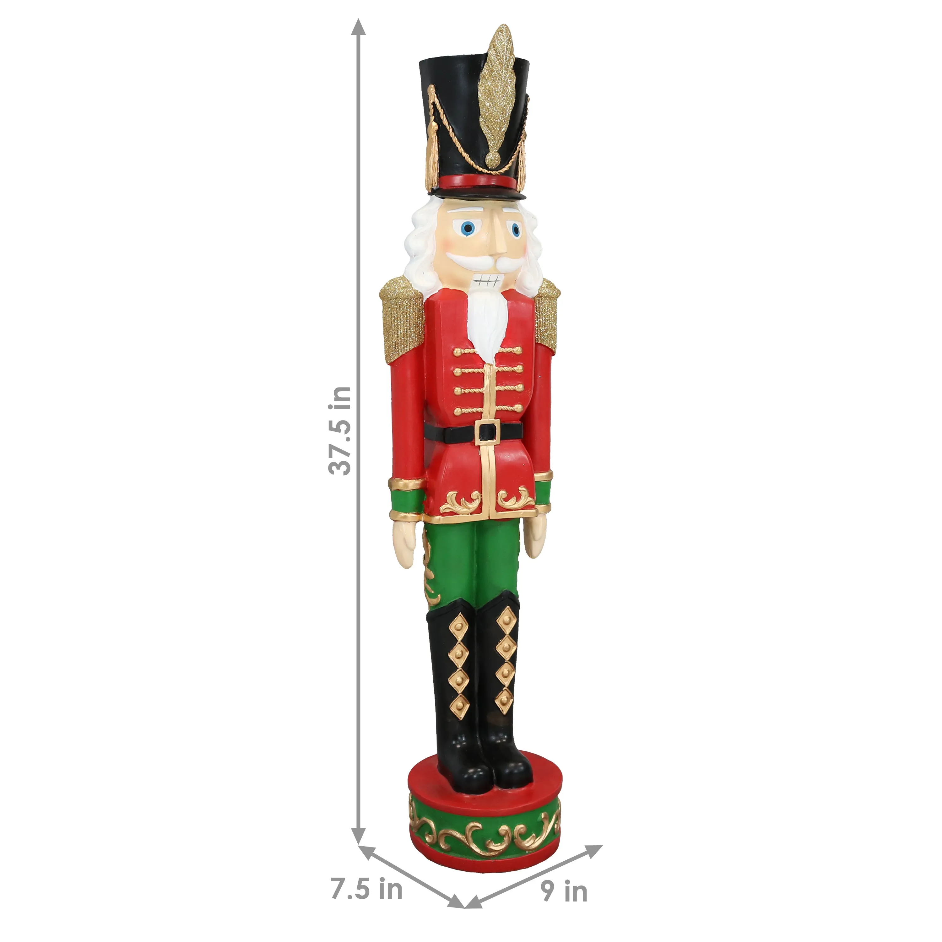 Sunnydaze Kristoff the Nutcracker Soldier Christmas Decor