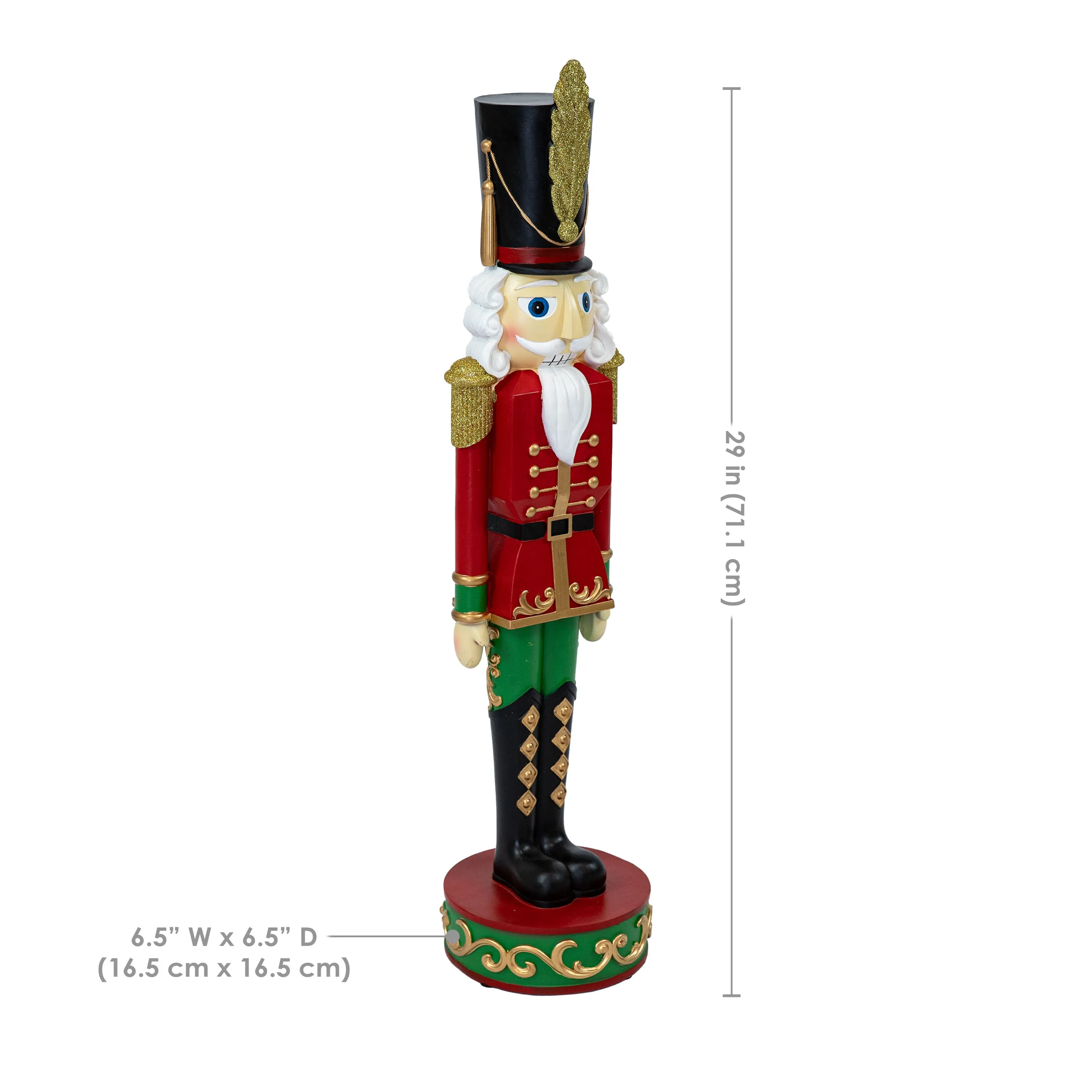 Sunnydaze Kristoff the Nutcracker Soldier Christmas Decor