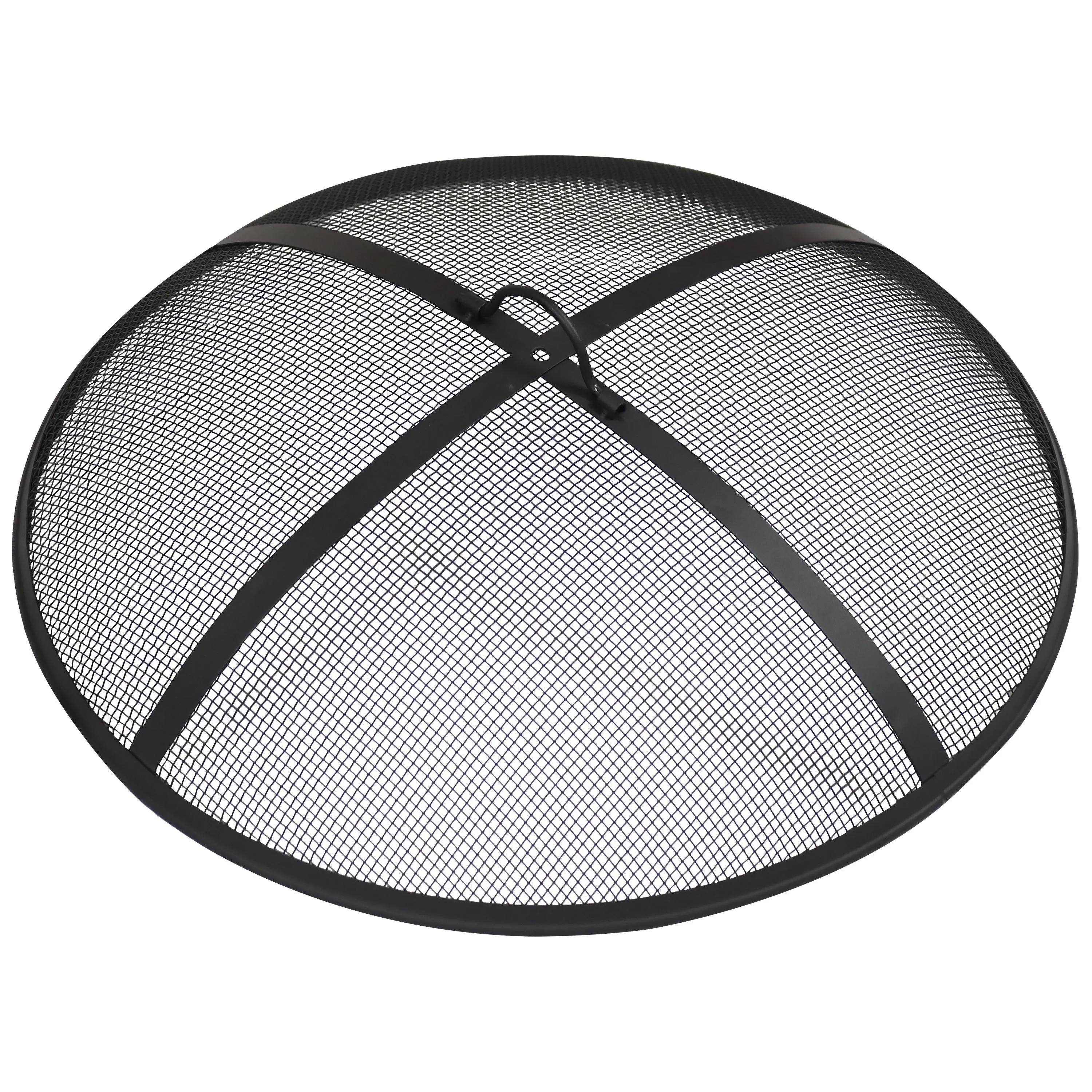 Sunnydaze Outdoor Heavy-Duty Steel Round Fire Pit Spark Screen