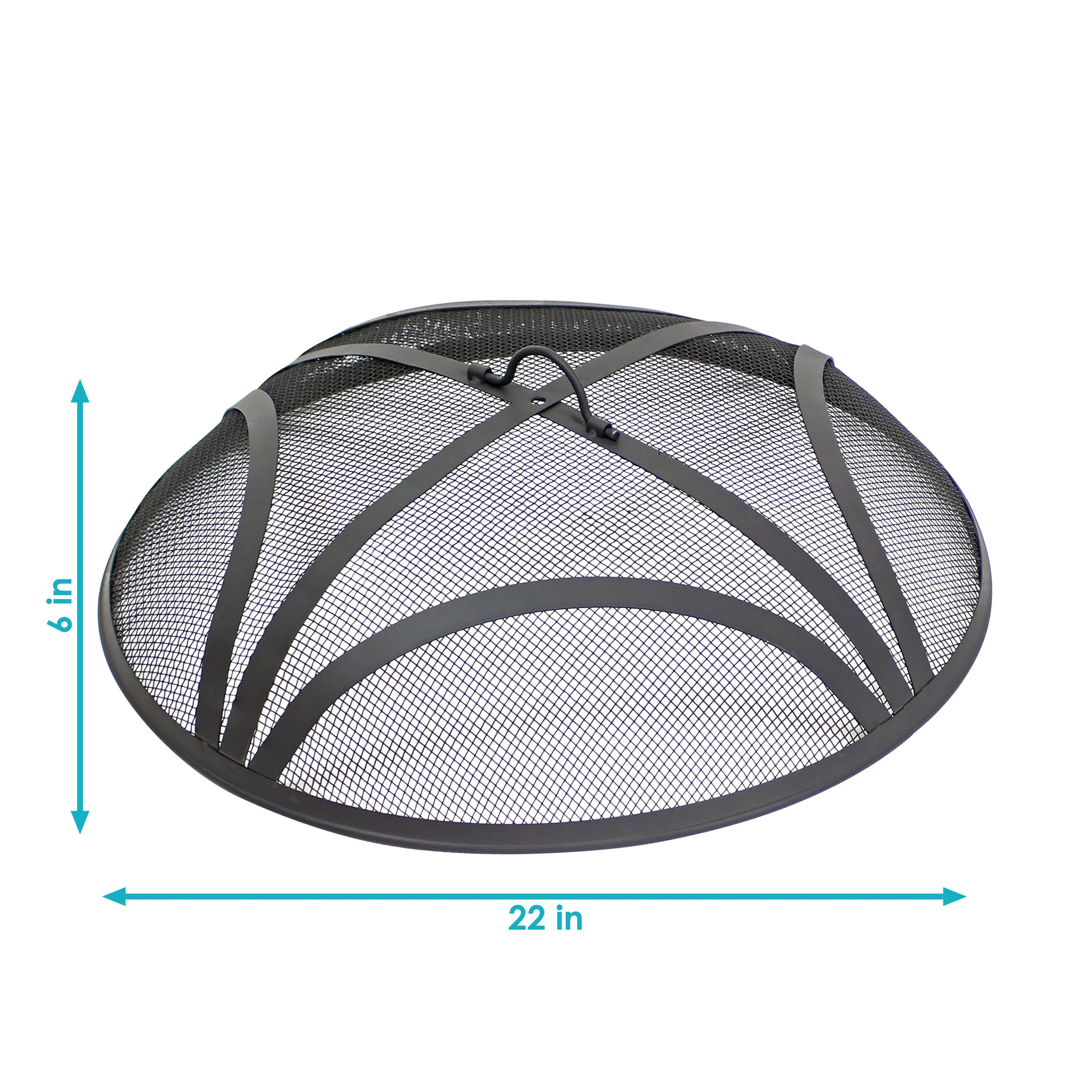 Sunnydaze Reinforced Steel Mesh Outdoor Fire Pit Spark Screen