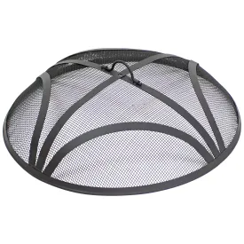 Sunnydaze Reinforced Steel Mesh Outdoor Fire Pit Spark Screen