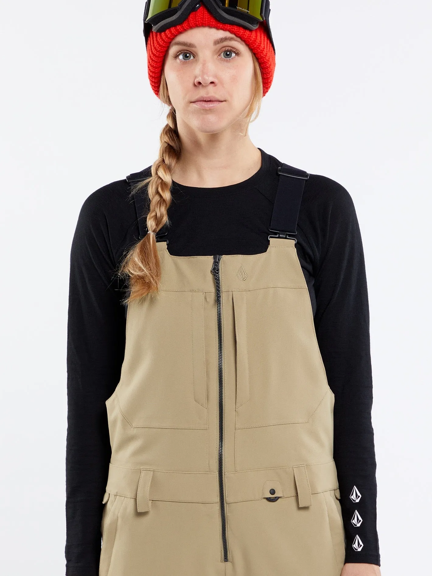 Swift Bib Overall - DARK KHAKI