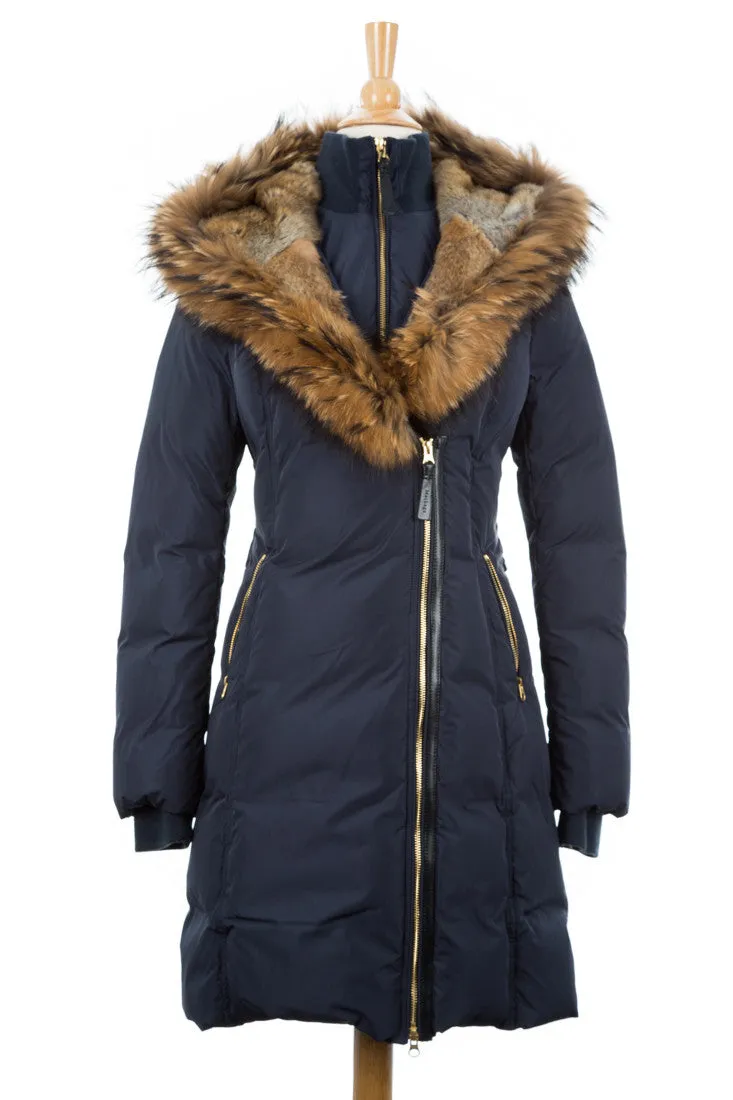 Trish Down Coat With Fur Hood