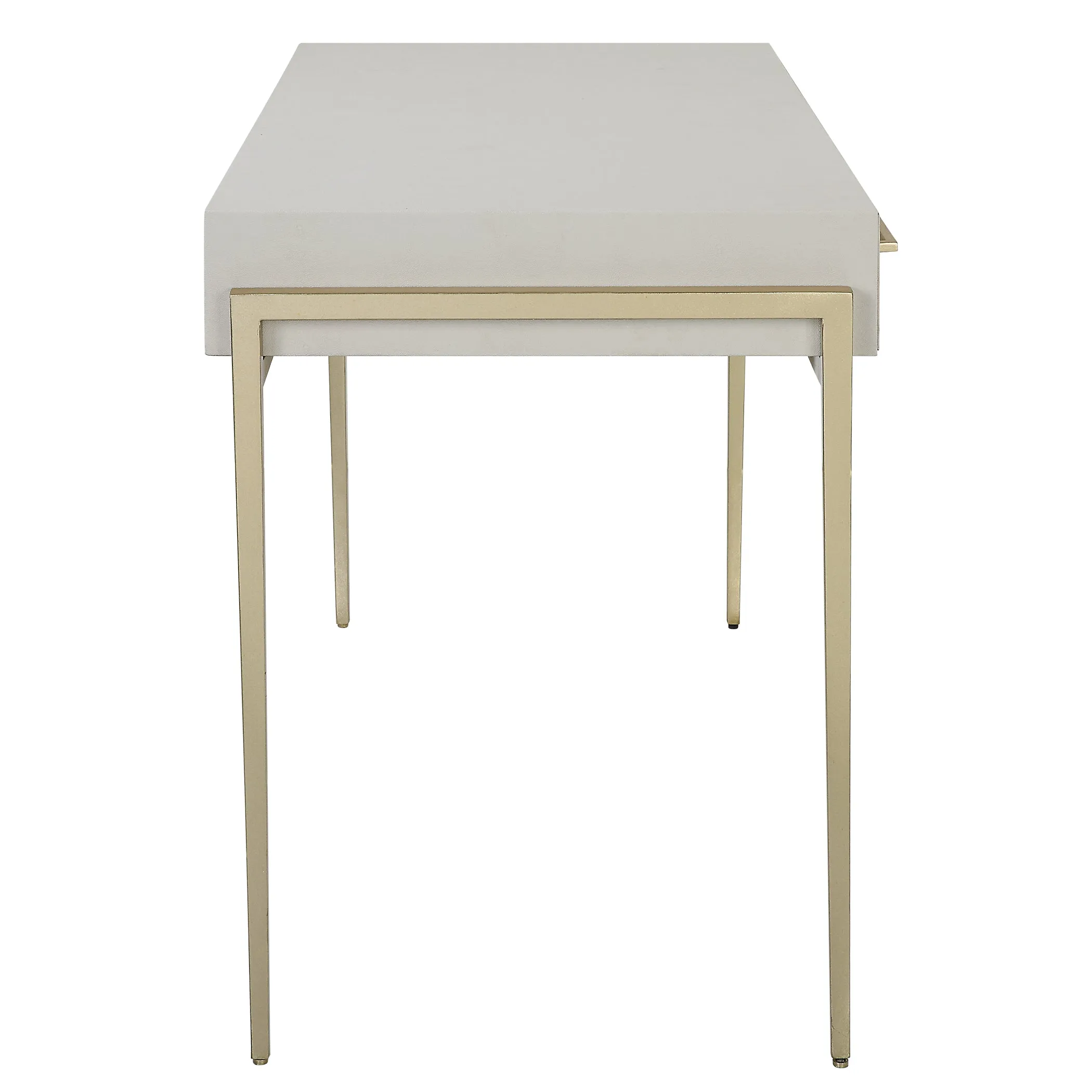 Uttermost Jewel Modern White Desk