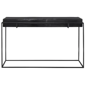 Uttermost Telone Modern Black Console Table