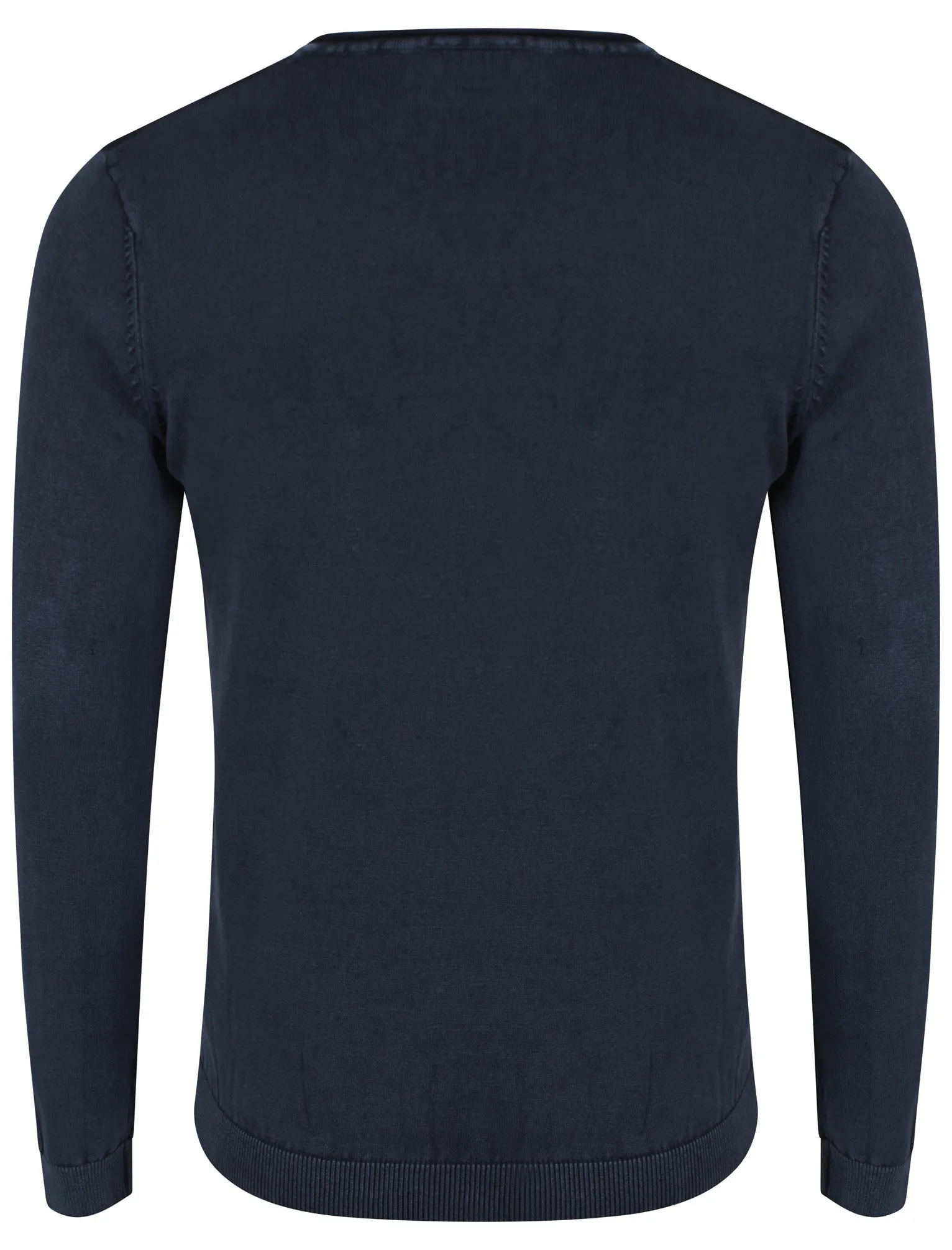 V-neck Jumper in Blue Acid Wash - Tokyo Laundry