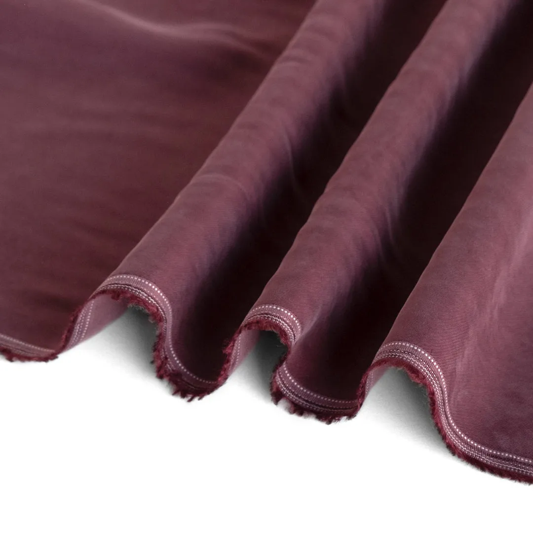 Velvety Sandwashed Cupro - Berry