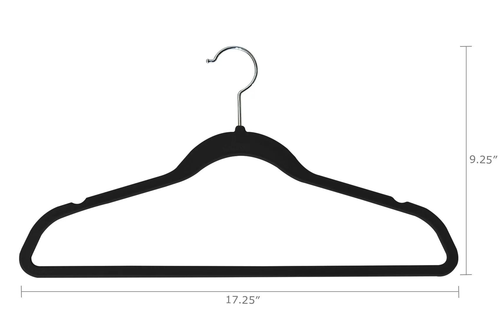 Velvety Stay Put Hangers 25 Pack – Adult