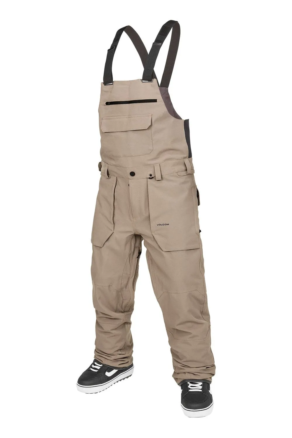 Volcom Roan Bib Overall Chestnut Brown