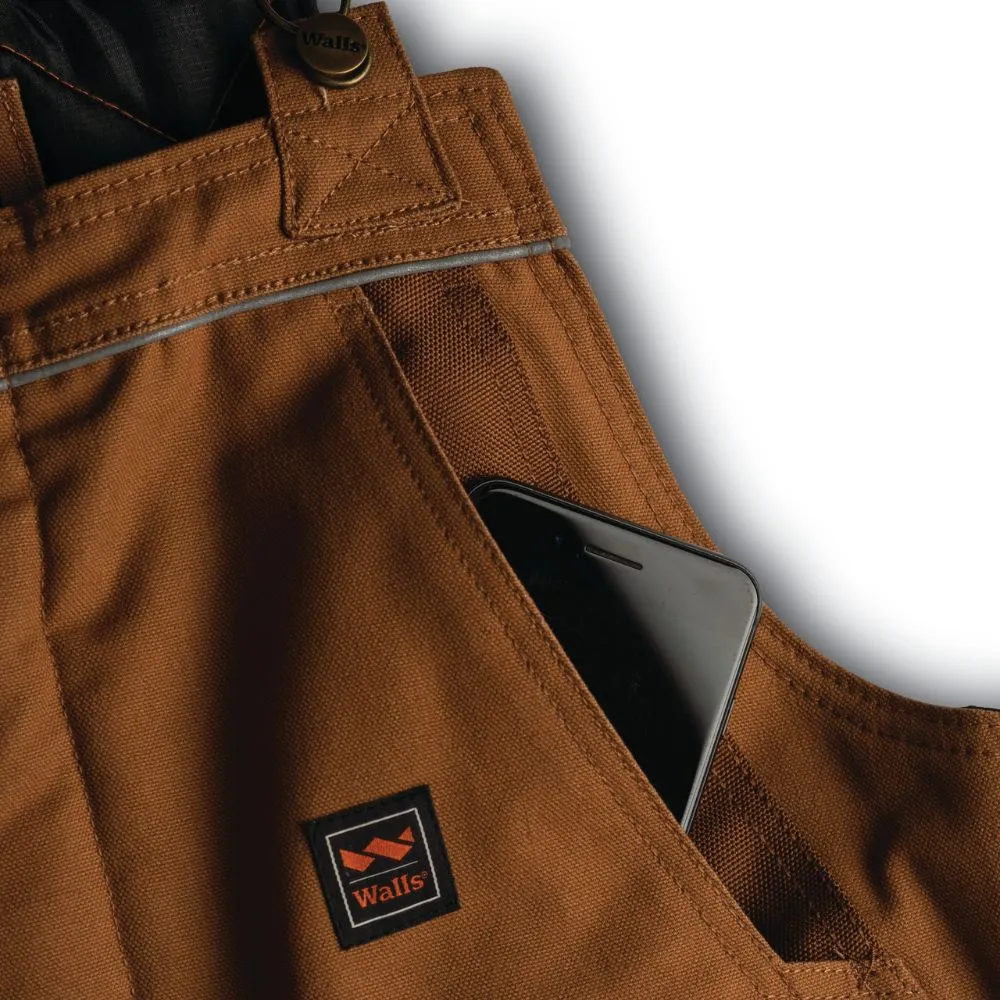 Walls Frost DWR Insulated Duck Work Bib Overall - Pecan YB717