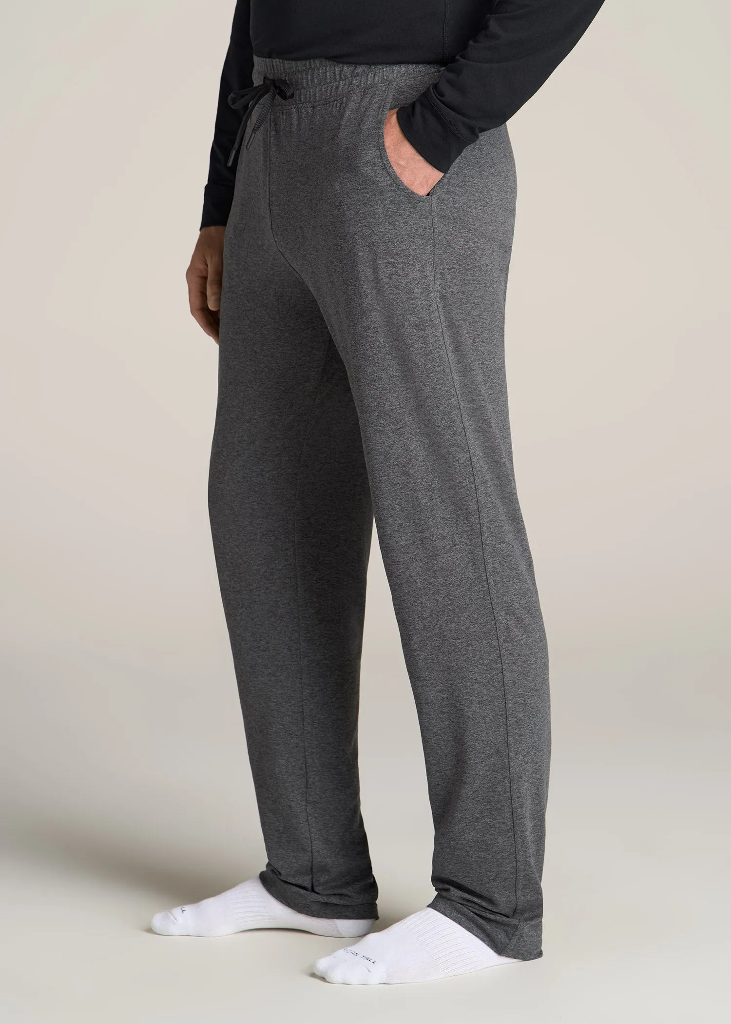 Weekender Stretch Men's Tall Lounge Pant in Charcoal Mix