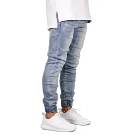 West Louis™ Denim Design Hip Hop Jogger Jeans