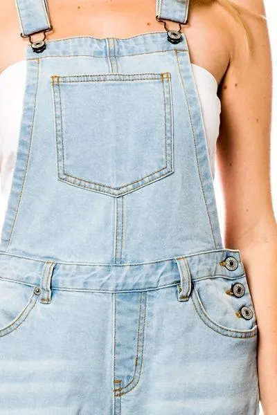 What You Know Distressed Overalls