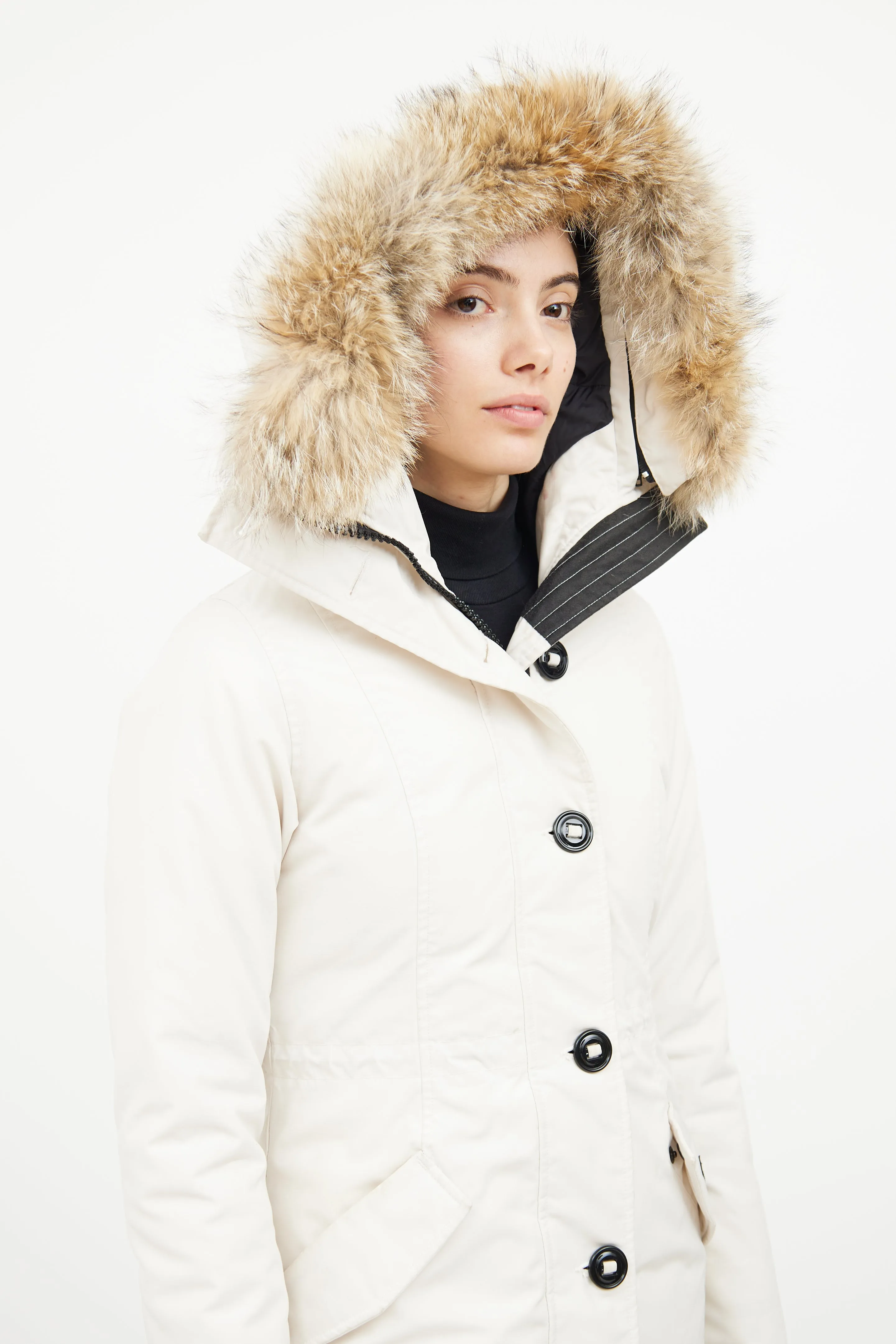 White Rossclair Parka