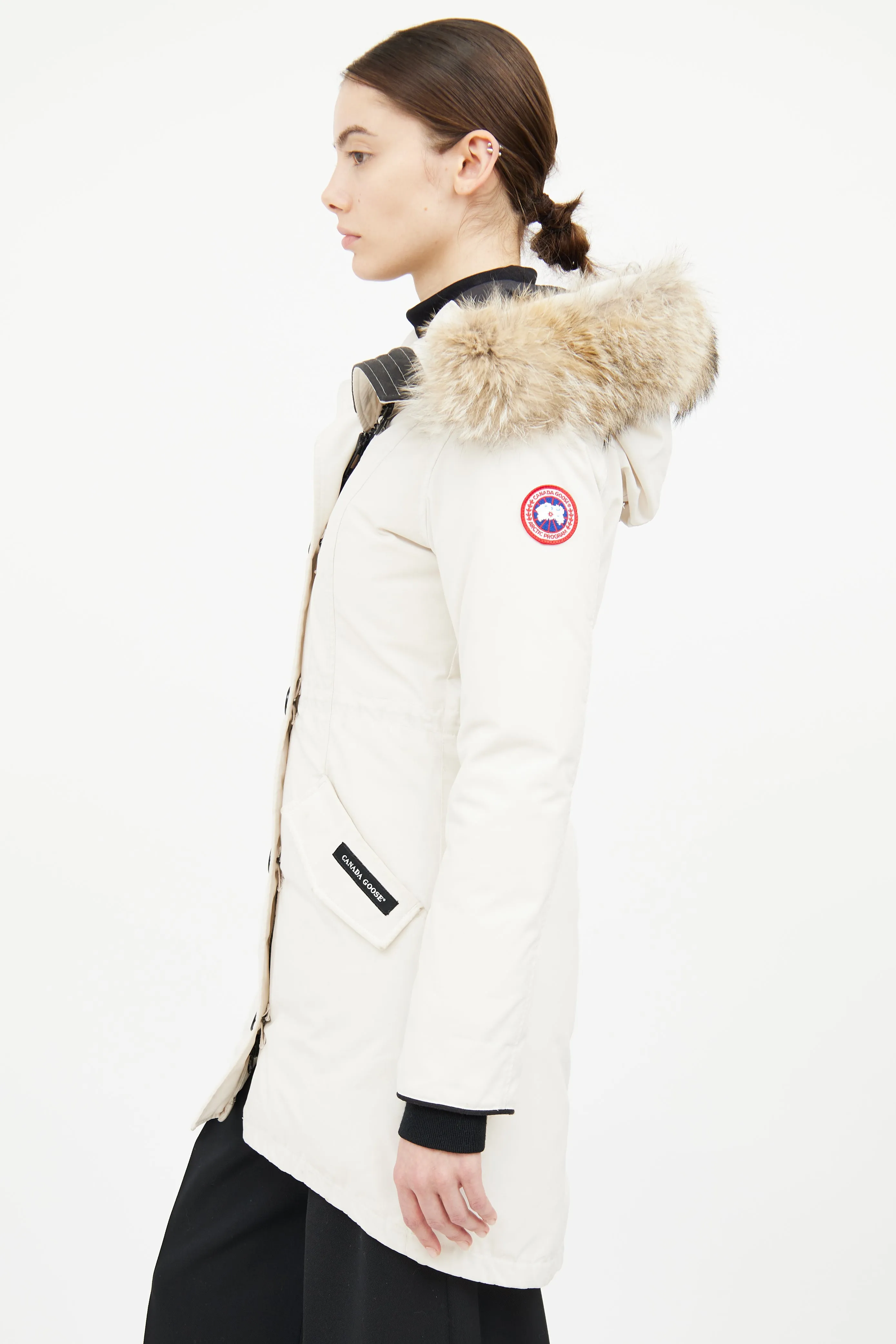 White Rossclair Parka