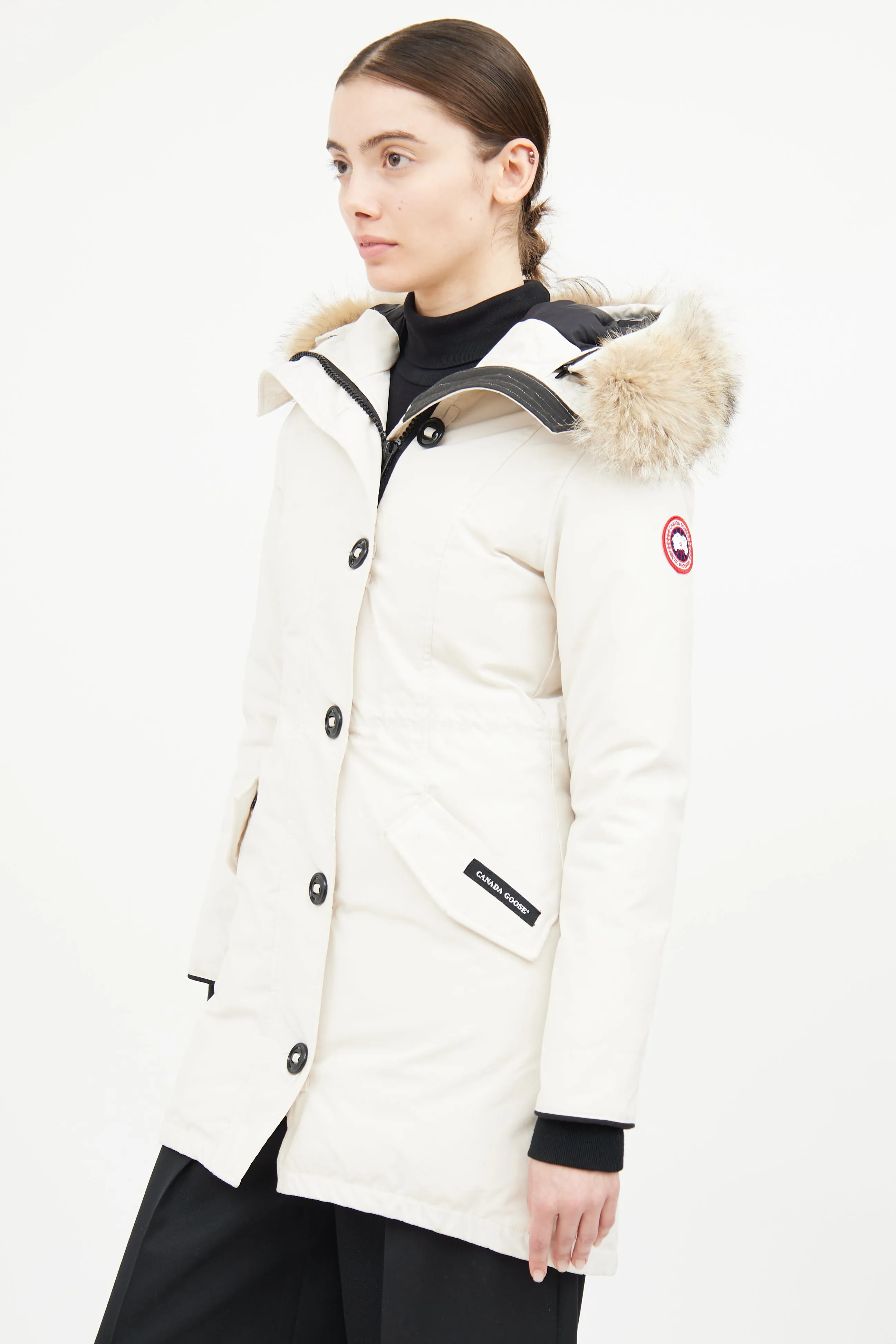 White Rossclair Parka