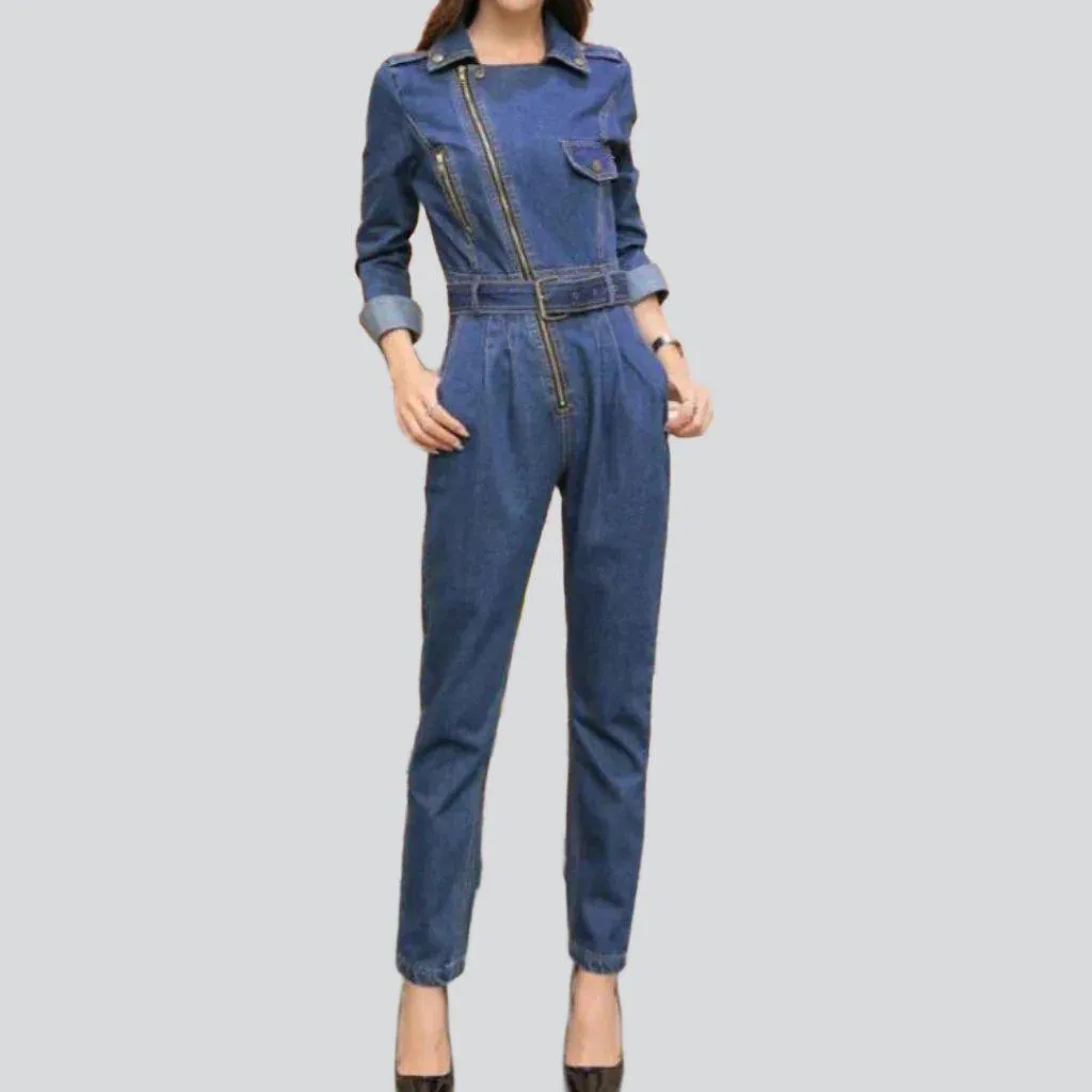 Women's overall with zipper