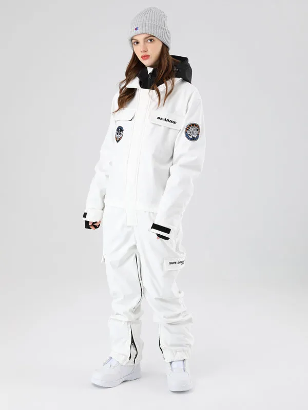 Women's Searipe Mountain Slope Star One Piece Snowsuit Ski Jumpsuit