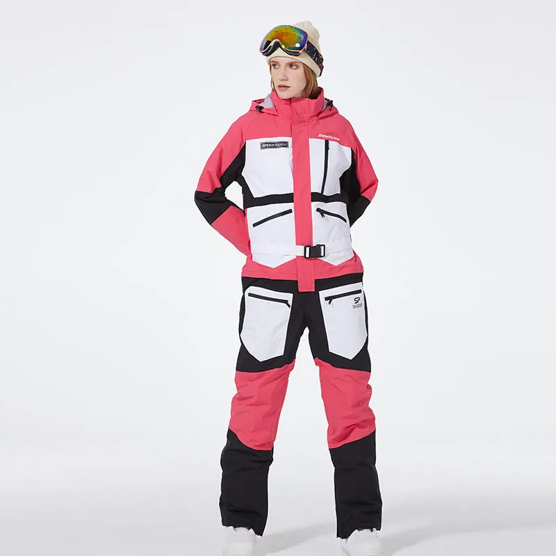 Women's SpeedPanda Mountain Unisex Alpine GlacierPro Extreme Onesie Jumpsuit