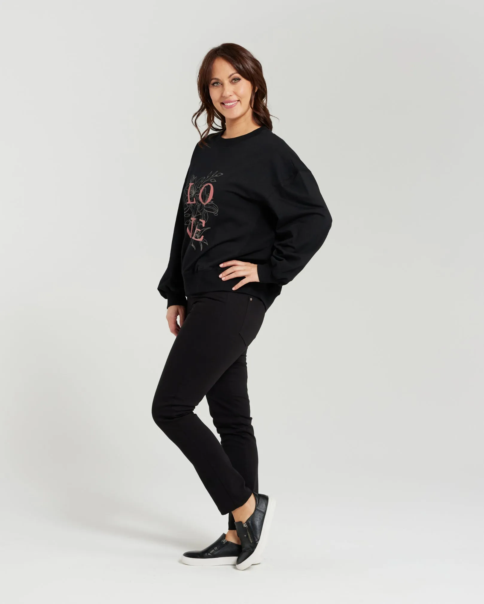 Zafina Nyla Jumper Black