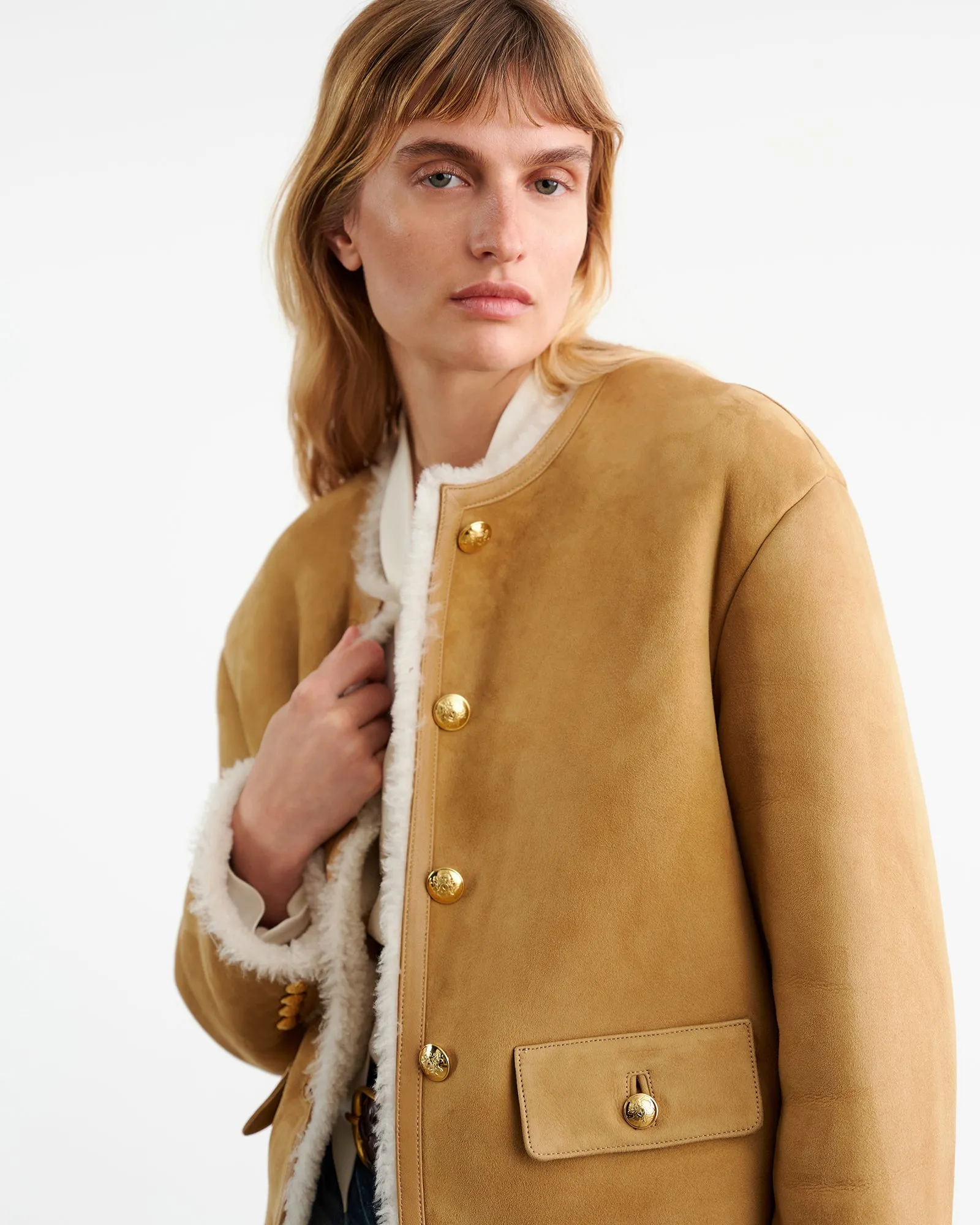 ZANIE SHEARLING JACKET